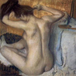 Edgar Degas - Woman Combing Her Hair