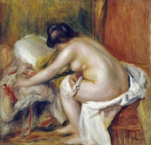 Pierre-Auguste Renoir - Seated Bather