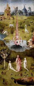 Hieronymus Bosch - Garden of Earthly Delights - Detail Left Panel