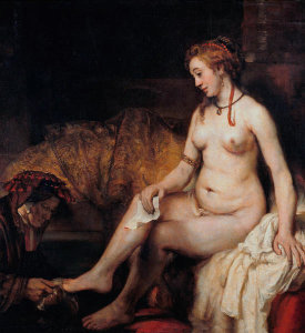 Rembrandt Van Rijn - Bathsheba at Her Bath