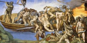 Michelangelo - Detail From The Last Judgement 34