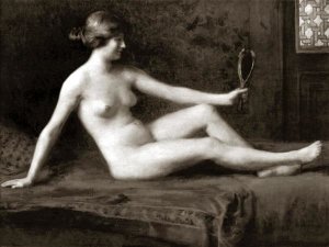 Vintage Nudes - Admiring Herself