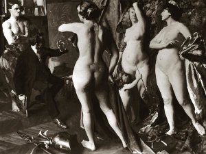 Vintage Nudes - In the Painter's Studio