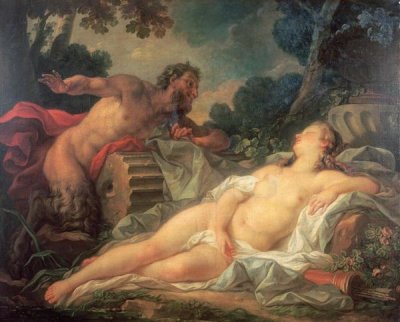 Noel Nicolas Coypel - Jupiter and Antiope