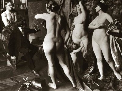 Vintage Nudes - In the Painter's Studio