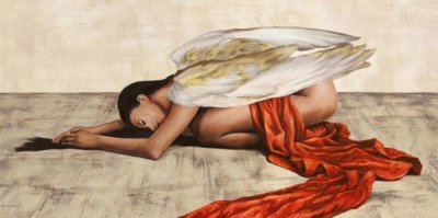 Sonya Duval - Reclined Angel (detail)