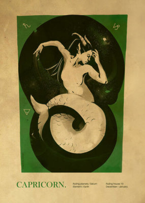 Dionisis Gemos - Capricorn print