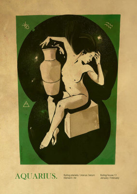 Dionisis Gemos - Aquarius print