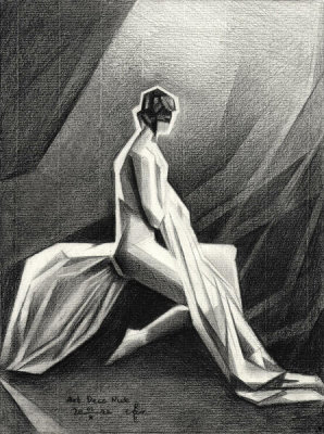 Corne Akkers - Art Deco Nude - 02-10-22