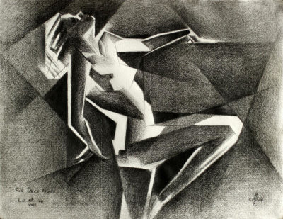 Corne Akkers - Art Deco Nude - 23-08-22